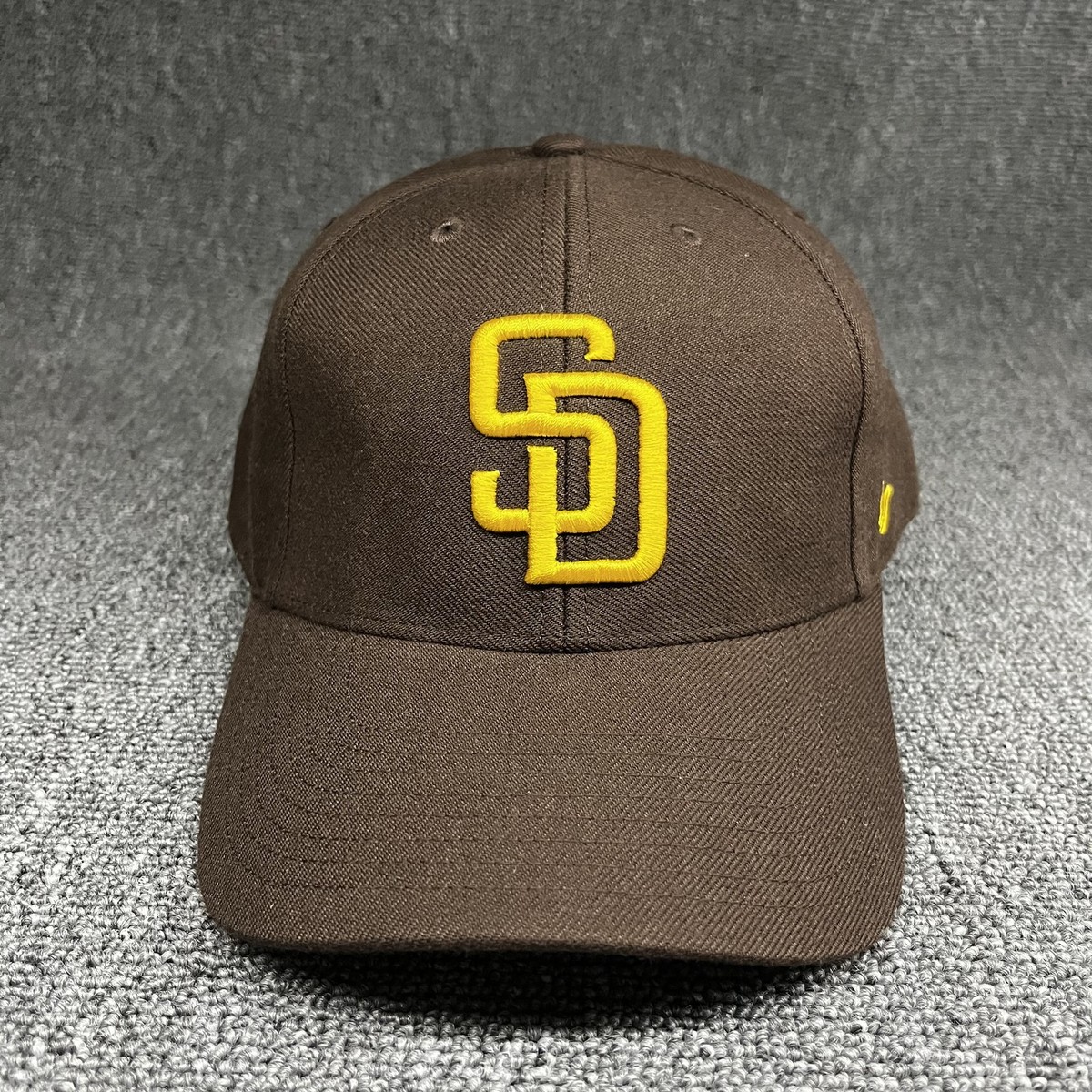San Diego Padres '47 Brand MVP Hat Brown Yellow Adjustable MLB Baseball Cap NEW