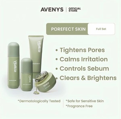 Pore-Patrol Set Vitalicia Green Open Pores Combination Oily Acne Tighten Pores