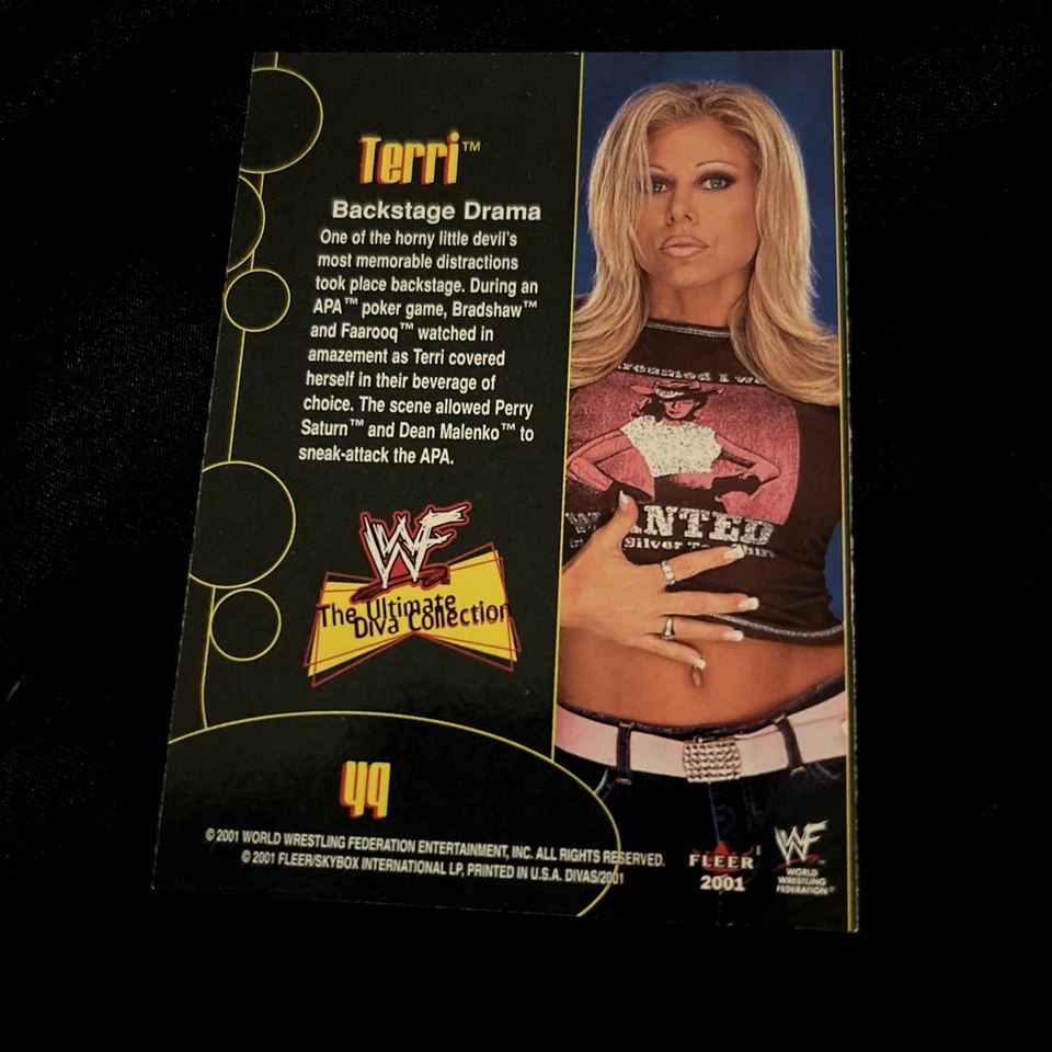 2001 Fleer WWF The Ultimate Diva Collection #49 Terri - Image 4 of 4