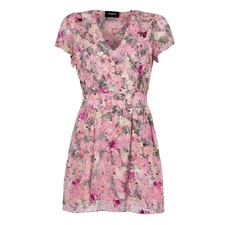 The Kooples Pink Floral Mini Dress Size Small/4