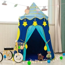 Yurt Home Play Tent Kids Toy (Blue)
