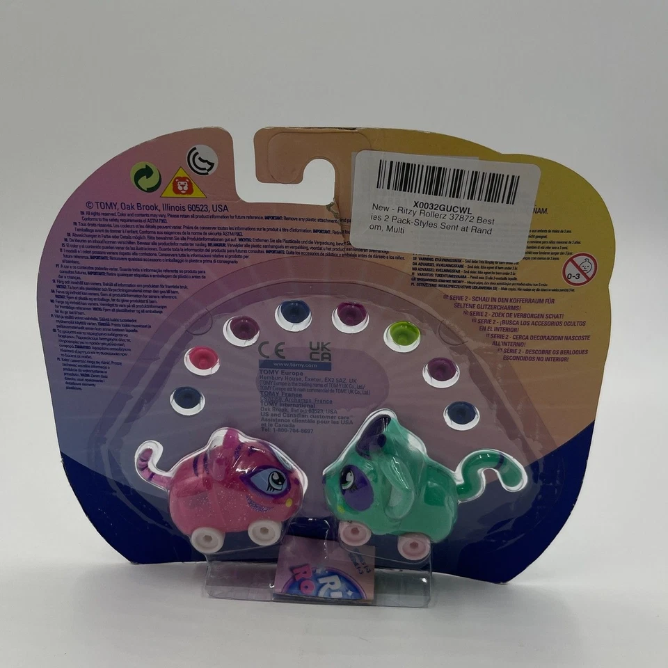 Dijes de patinaje sobre ruedas Tomy Ritzy Rollerz Besties Toys Salsa Sally Helena Heelz Foto 2 de 4