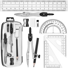 Geometry Math Set for Kids 10 Pcs Student Too...