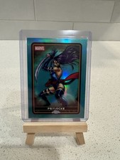 2025 Topps Chrome Marvel Deadpool #8 Psylocke Aqua Refractor 172/199