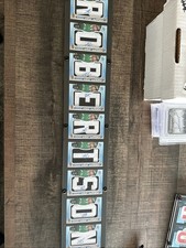 2019-20 Jason Robertson Game Used Hockey Complete Draft Day Marks Set /35