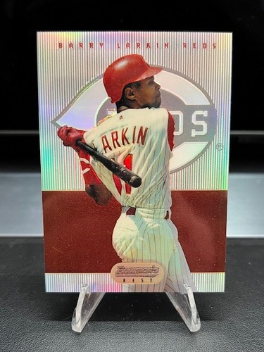 Barry Larkin [Red Refractor] #25 1995 Bowman's Best card