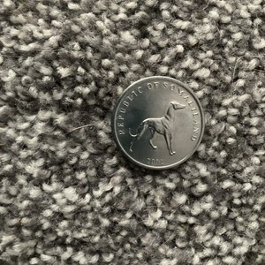 Republic Of Somaliland 2002 Twenty Shillings Coin, Greyhound Whippet Sighthound