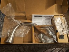 NEW Moen T523SRN Deck Mount 2-Handle Roman Tub Faucet Trim Brushed Nickel