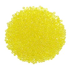 2000Pcs Glass Seed Beads 1.5mm Mini Glass Seed Spacer Bead Yellow
