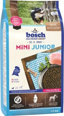 Bosch Hundetrockenfutter Junior Mini 1 kg Geflügel  Hundefutter