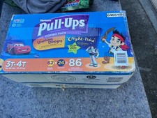 Vintage Huggies Pull Ups glow in dark Training Pants For Boys Size 3T-4T 77 