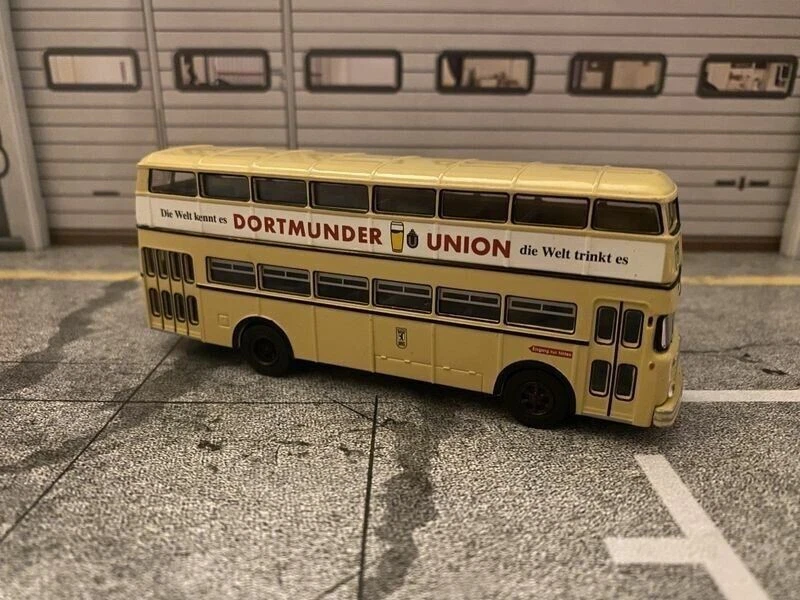 Büssing D2U BVG Bus Dortmunder Union limitiertes Sondermodell Brekina H0 1:87 - Bild 4 von 4