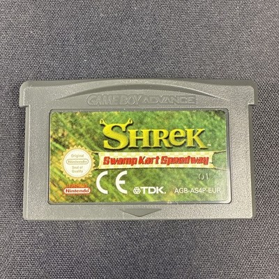Shrek: Swamp Kart Speedway (Nintendo Game Boy Advance 2002) GBA 