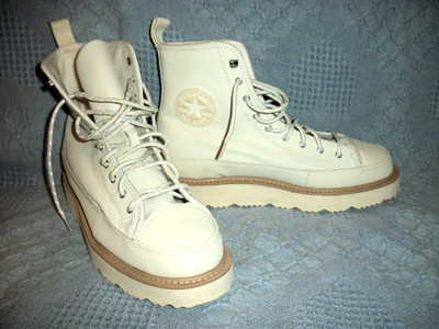 Chuck Taylor Converse 173212C Neutral Crafted Suede Boots Mens 8 Ladies 9.5 *NEW