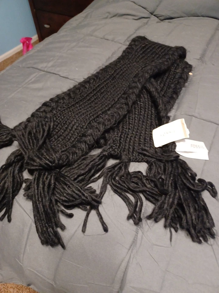 Fossil Addison Scarf Black - Image 3 of 4