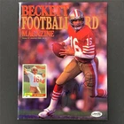 Joe Montana signed San Francisco 49ers Beckett Magazine autograph BAS