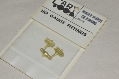 #ad HO scale steam locomotive PARTS brass Cary NB 178 number boards 2 oil burning $3.00