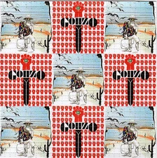 HUNTER S THOMPSON GONZO sheet BLOTTER ART psychedelic