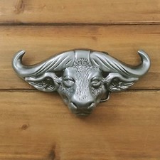 OX HEAD METAL BELT BUCKLE COWBOY  ANIMAL HEBILLA CABEZA DE BUEY 127