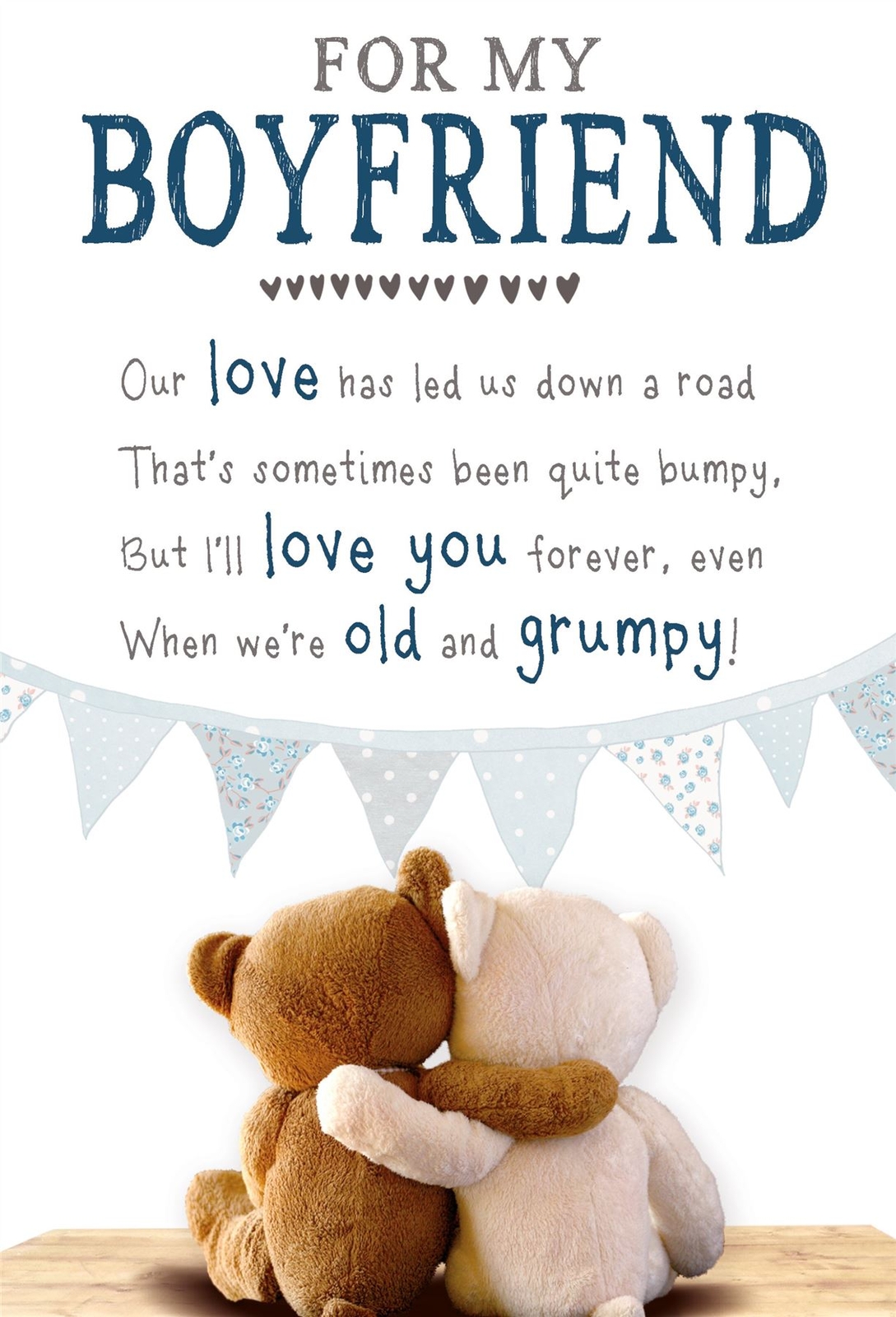 Grumpy, Boyfriend, Greetings Card, 159x235mm