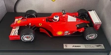 1:18 Hot Wheels Racing F1 FERRARI F2001 Formula 1 Rubens Barichello Red in BOX