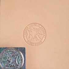 Coast Guard 3-D Stamp 8457-00 by Tandy Leather