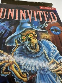 Rare Uninvited Nintendo Entertainment System NES Box and Poster Only Excellent