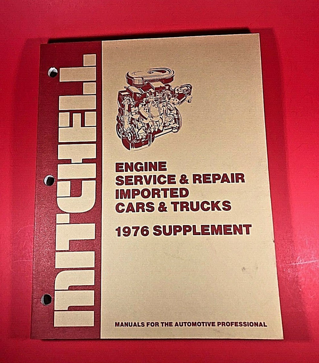 Mitchell 1976 Supplement Eng Clutch Service Repair Imported Car