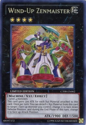 遊戯王 Wind-up Zenmaister tin 2011 Yu-Gi-Oh! TCG Wind-Up Zenmaister 2011 Collectors Tins Ct08-En002