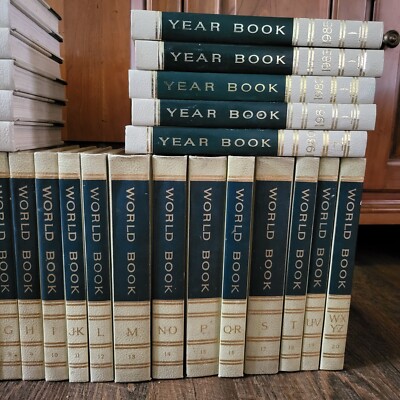 PZ World Book 本 古本 The World Book Encyclopedia Complete A-Z 21 Volume Set 1973