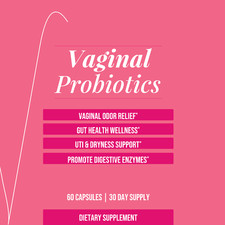 Vaginal Probiotics - Gut Health, Vaginal Odor Relief -60 Capsules Genuine