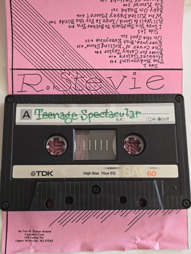R. Stevie Moore Teenage Spectacular Cassette Club Tape Lo-Fi Punk Experimental - Picture 4 of 8