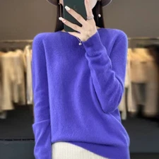 Autumn And Winter Women's sweater wool fashion O-neck warm pullover top Jacket