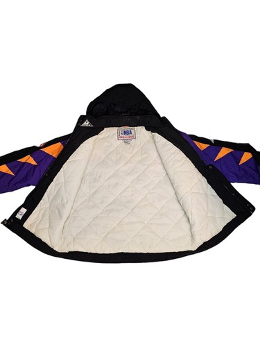 Chaqueta con Capucha Mediana Vintage Años 90 NBA Por Apex One Phoenix Suns Baloncesto Puffer - Imagen 11 de 24
