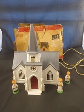 BACHMANN PLASTICVILLE USA CATHEDRAL C-18 198 BUILDING KIT W/ Light