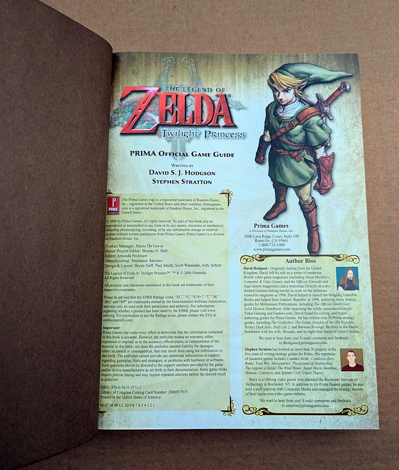 The Legend of Zelda Twilight Princess HD Hardcover Collectors Edition Guide Book - Image 2 of 4