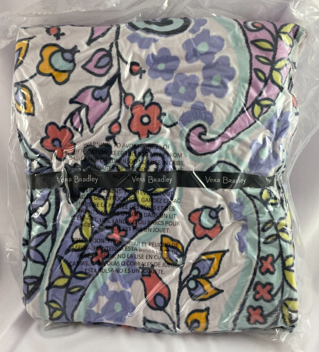 VERA BRADLEY Throw Blanket (MADDALENA PAISLEY SOFT) 80X50  display picture 1