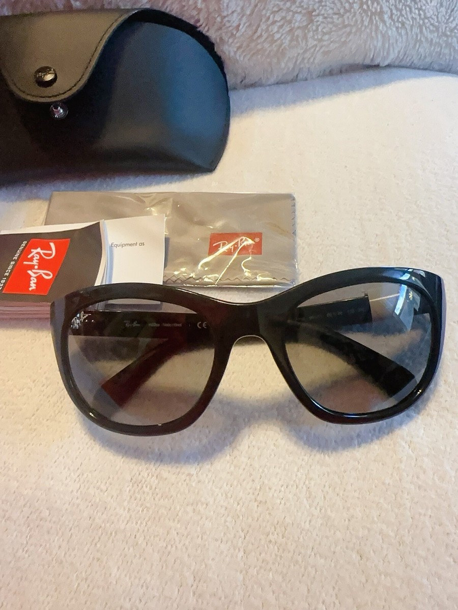 NEW RAY-BAN RB 4216 601/11 BLACK/GREY SMOKE GRADIENT  display picture 3