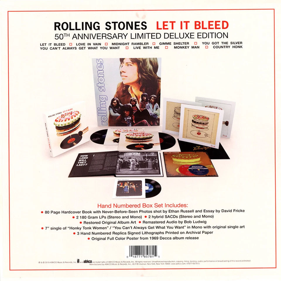 The Rolling Stones - Let It Bleed 50th Anniversary Vinyl (2019 - EU - Original) - Bild 3 von 3