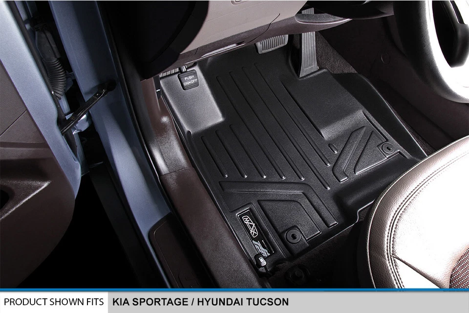SMARTLINER Custom Fit Floor Mats Cargo Trunk Liner Set 2010-2013 Hyundai Tucson Foto 2 de 4