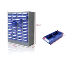 Bolt and Nut Tool Storage Cabinet Part Organization Shelves Parts with 40 Drawe