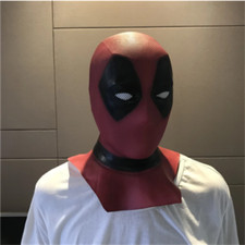 Deadpool Full Face Mask Latex Helmet Superhero Halloween Cosplay Costume Gifts