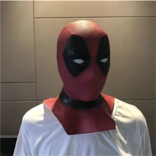 Deadpool Full Face Mask Latex Helmet Superhero Halloween Cosplay Costume Gifts