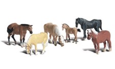 Woodland Scenics  HO Scale  New 2026  Animals  Farm Horses  A1862