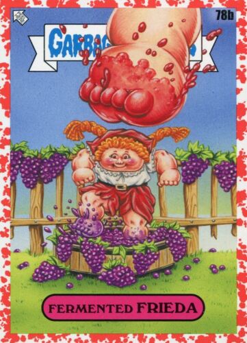 Garbage Pail Kids 2021 Food Fight Red [75] Base Card 78b Fermented Frieda - Picture 1 of 1