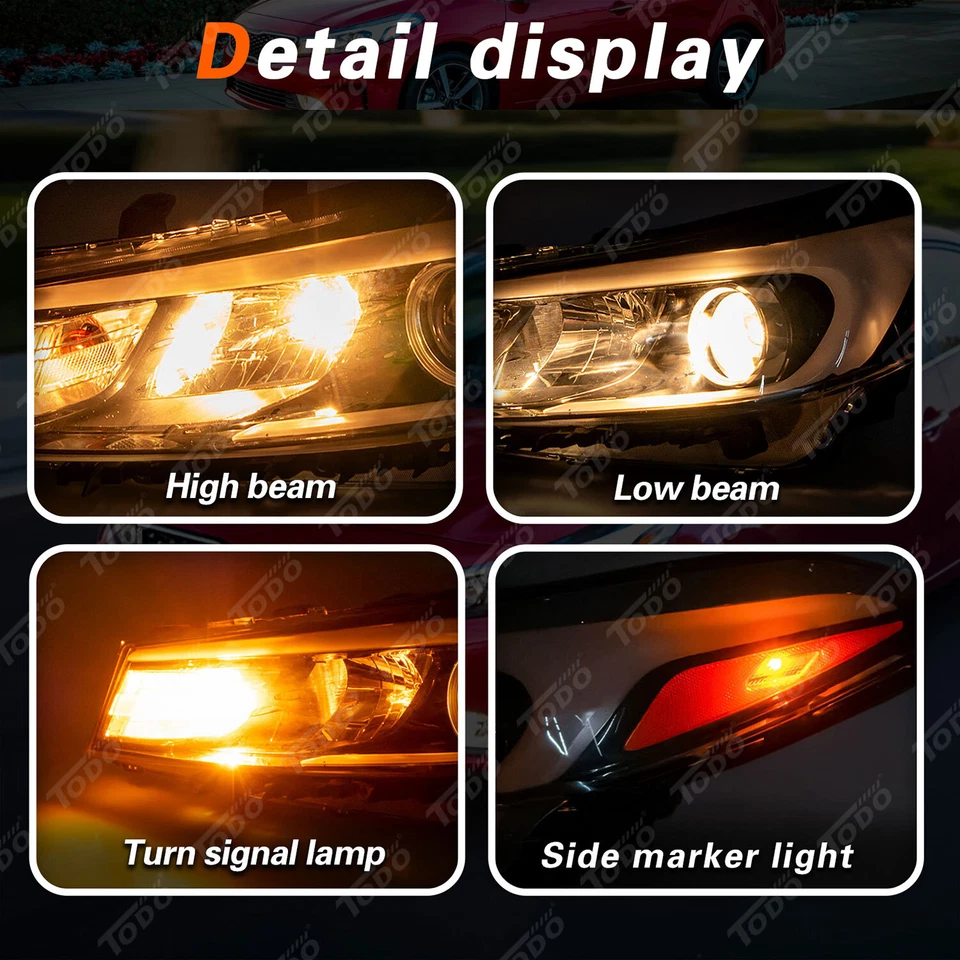 For 2017 2018 Kia Forte5 Forte Sedan Headlight Halogen Driver Passenger w/Blubs - Imagem 4 de 4