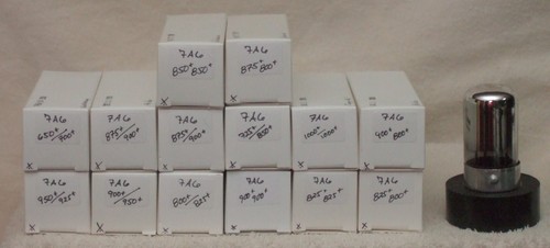 Type 7A6  Loktal Loctal vacuum tubes radio, TV, HAM, tested, repackaged, used