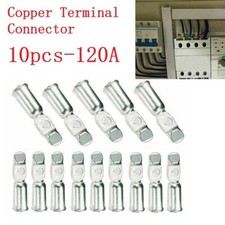Reliable 120Amp Copper Connector Terminals Perfect for Winch Connections