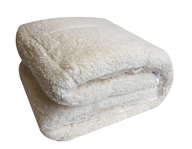 Reversible Luxury Teddy Mattress Topper Enhancer, Single Double King Super King