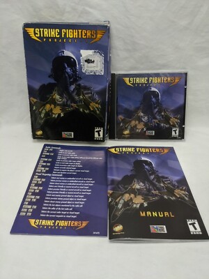 *Missing Disc* Strike Fighters Project 1 Box Manual Case ONLY